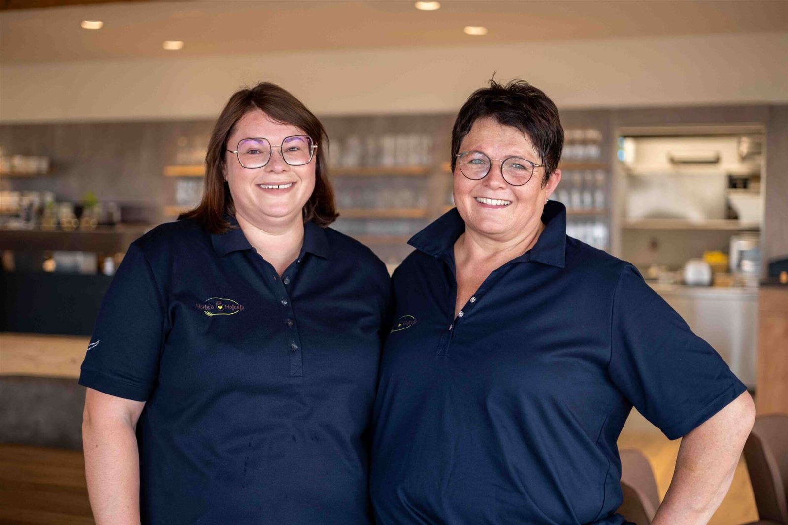Das Team von Härle’s Hofcafé im Gastraum