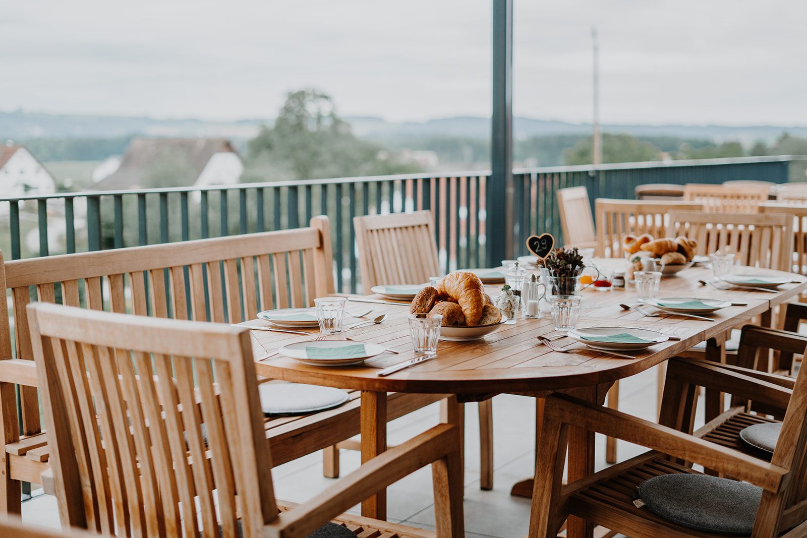 Gartenterrasse von Härle’s Hofcafé